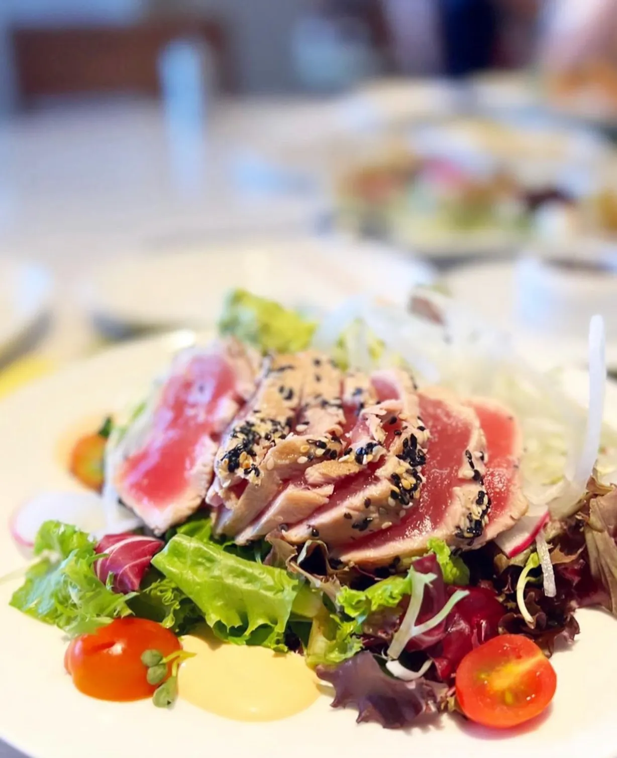 Sesame Seared Ahi Salad